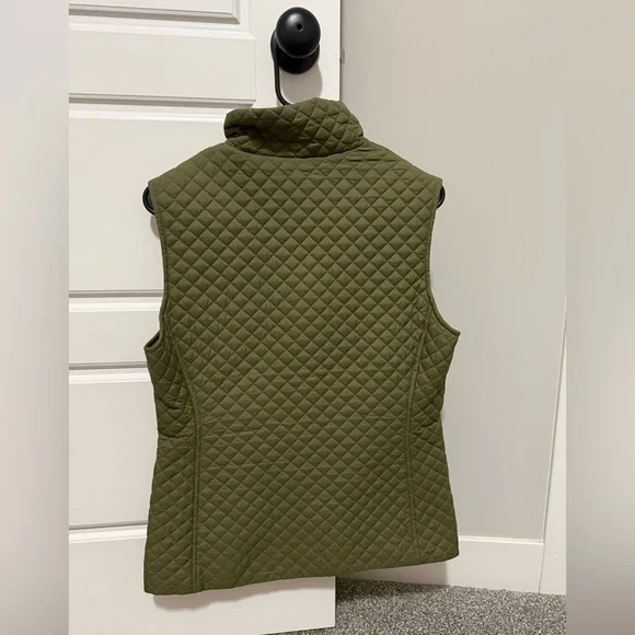 Daniel Cremieux Quilted Green Women's Vest - Picture 5 of 6